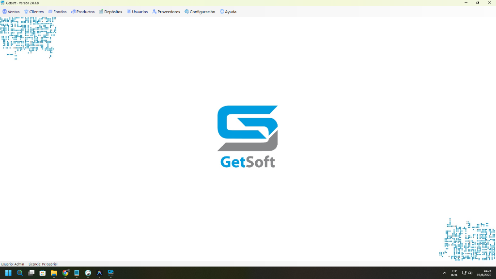 GetSoft - Captura real del sistema de gestión